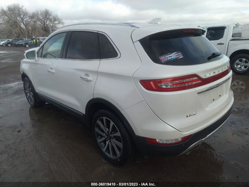 2019 LINCOLN MKC RESERVE 5LMTJ3DH8KUL06816