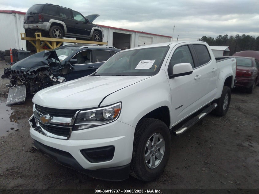 VIN 1GCGTBEN9K1163393 2019 CHEVROLET COLORADO 4WD WORK TRUCK