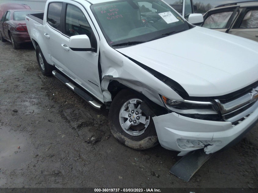 VIN 1GCGTBEN9K1163393 2019 CHEVROLET COLORADO 4WD WORK TRUCK