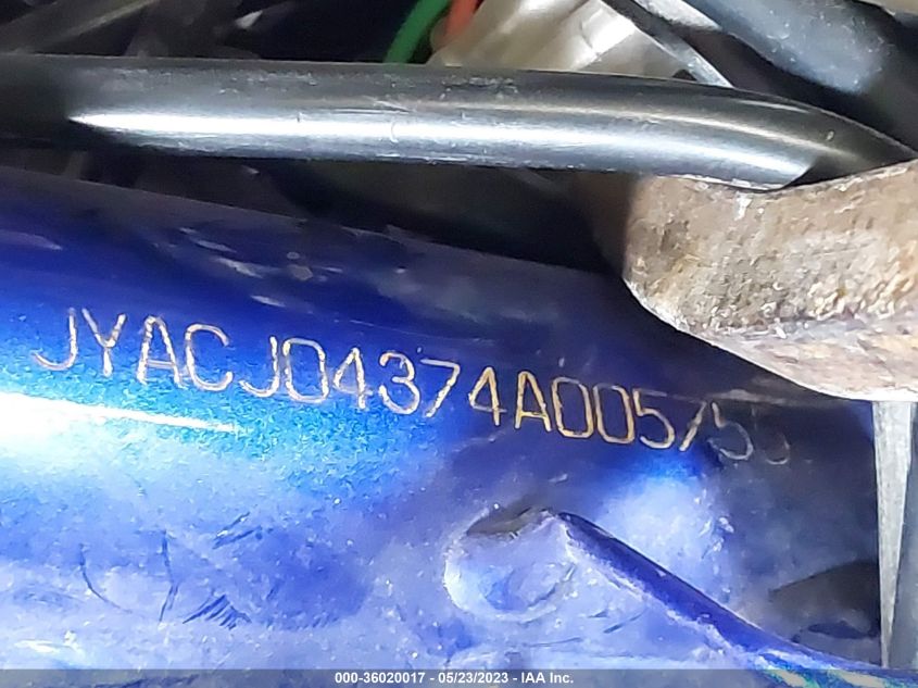 2004 YAMAHA WR450 F - JYACJ04374A005755