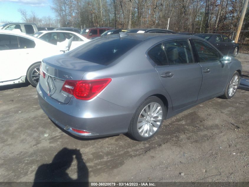 2014 ACURA RLX TECH PKG JH4KC1F59EC005064