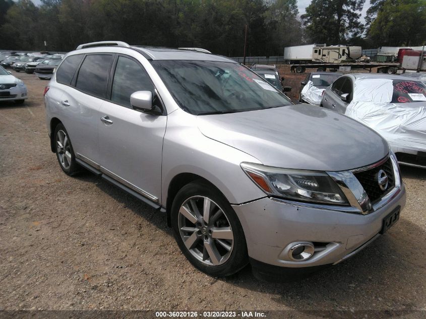 2014 NISSAN PATHFINDER PLATINUM - 5N1AR2MN3EC663978