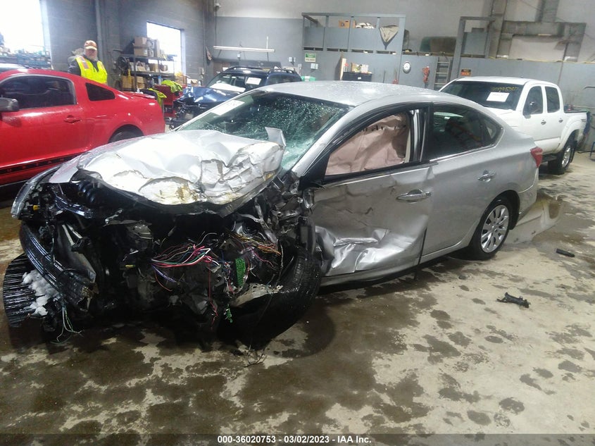 VIN 3N1AB7AP0KY435955 2019 NISSAN SENTRA S