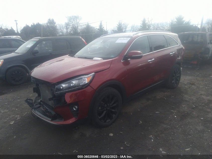 VIN 5XYPH4A57LG668708 2020 KIA SORENTO EX V6