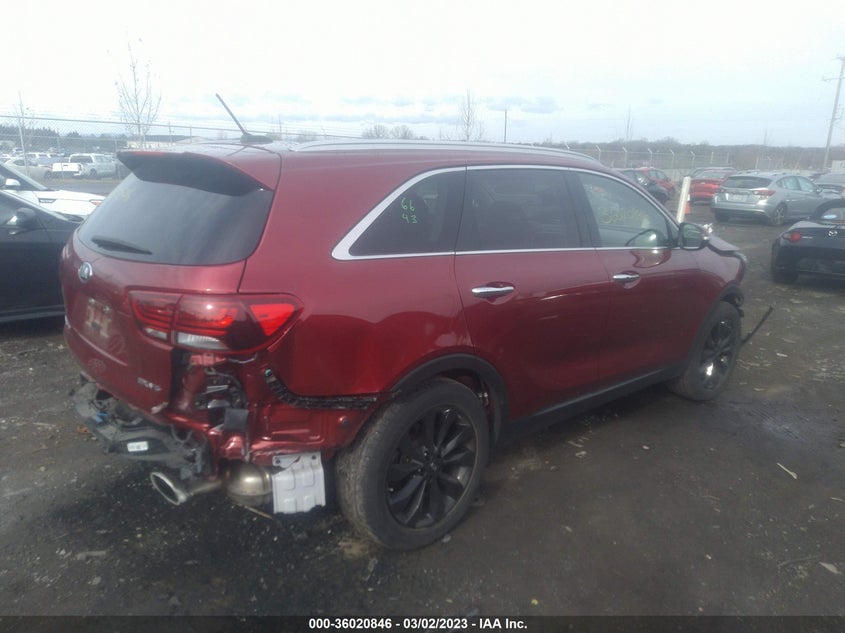 VIN 5XYPH4A57LG668708 2020 KIA SORENTO EX V6