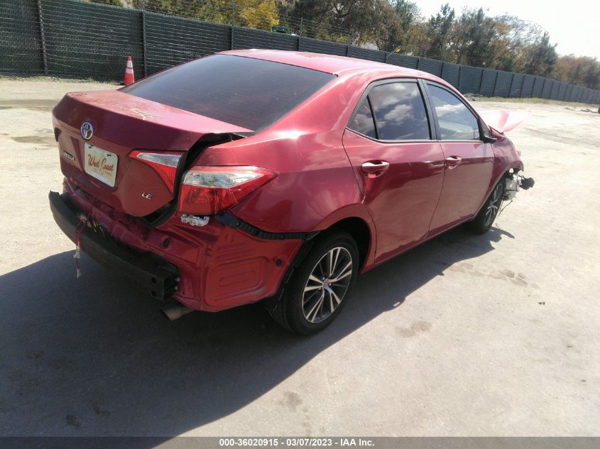 2016 TOYOTA COROLLA L/LE/S/S PLUS/LE PLUS - 5YFBURHE1GP535100