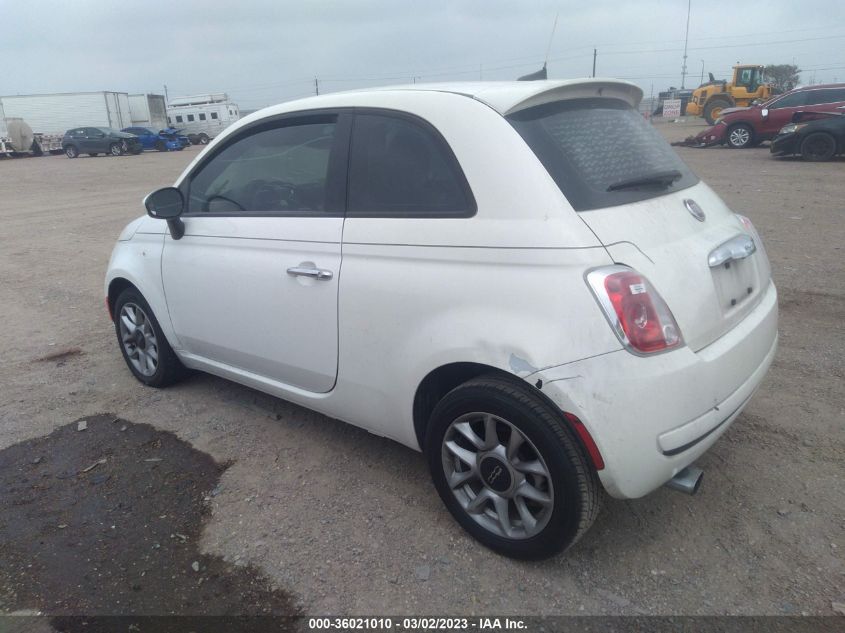2016 FIAT 500 EASY - 3C3CFFKR9GT191025