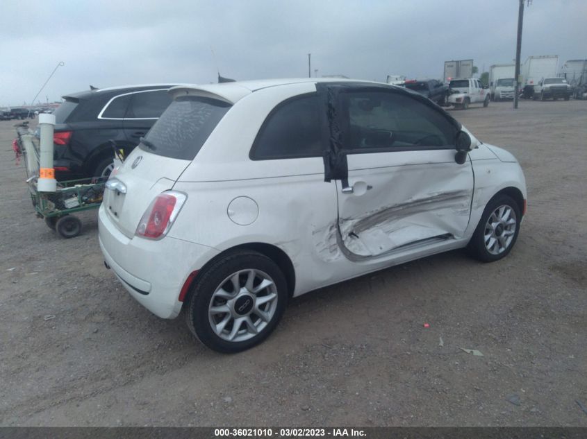 2016 FIAT 500 EASY - 3C3CFFKR9GT191025