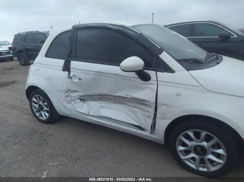 2016 FIAT 500 EASY - 3C3CFFKR9GT191025