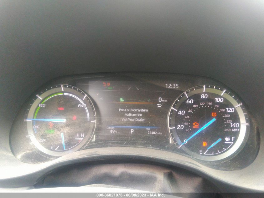 2021 TOYOTA HIGHLANDER HYBRID XLE - 5TDGBRCH9MS068833