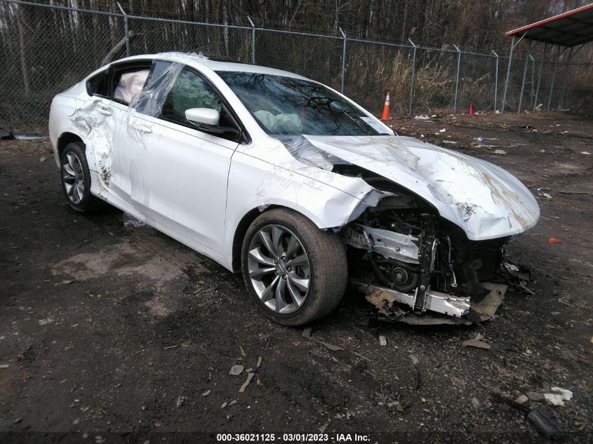 2015 CHRYSLER 200 S - 1C3CCCBGXFN663589