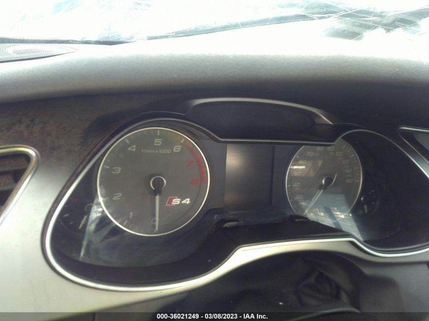 2013 AUDI S4 PREMIUM PLUS WAUBGAFL0DA046002