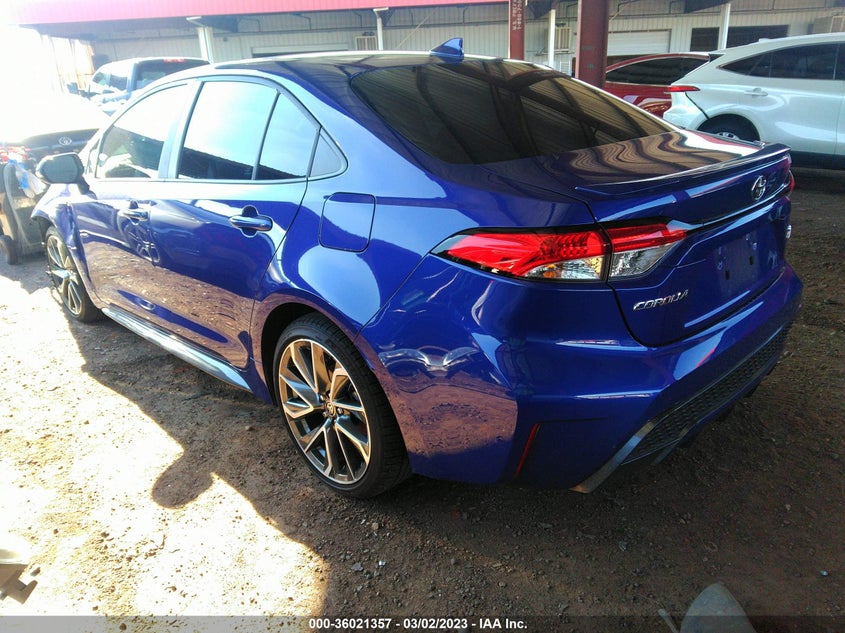 VIN 5YFS4MCE5NP118439 2022 TOYOTA COROLLA SE/SE NIGHTSHADE/APEX SE