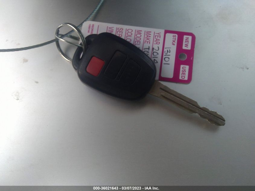 2014 TOYOTA PRIUS C ONE/THREE/TWO/FOUR - JTDKDTB31E1568488