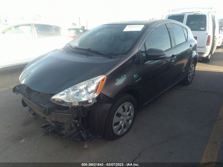2014 TOYOTA PRIUS C ONE/THREE/TWO/FOUR - JTDKDTB31E1568488