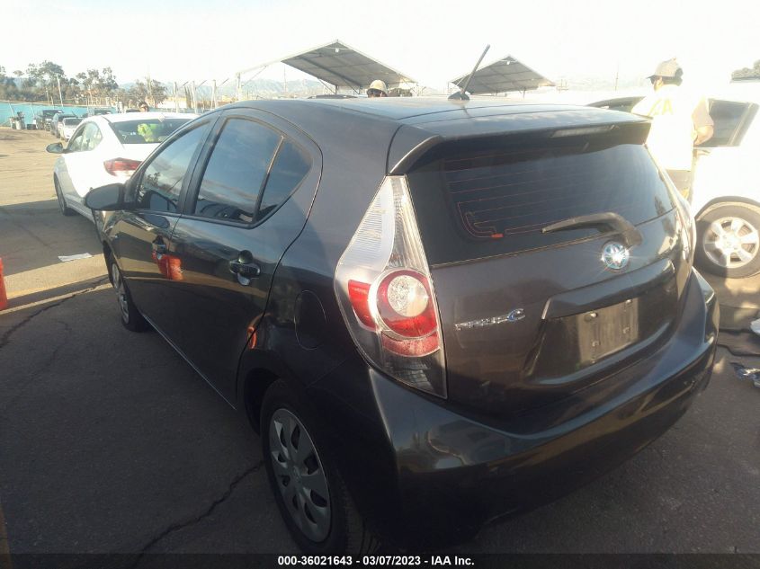 2014 TOYOTA PRIUS C ONE/THREE/TWO/FOUR - JTDKDTB31E1568488