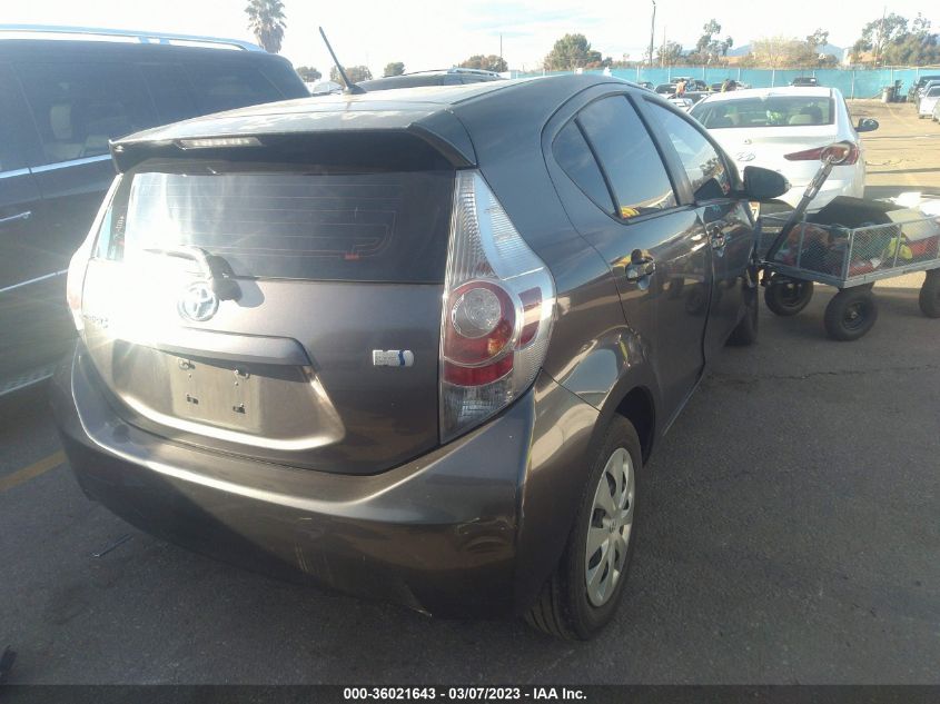 2014 TOYOTA PRIUS C ONE/THREE/TWO/FOUR - JTDKDTB31E1568488