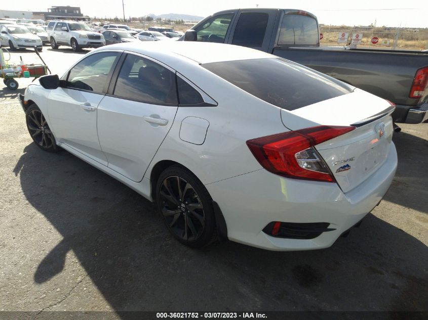 2020 HONDA CIVIC SEDAN SPORT - 2HGFC2F81LH572206