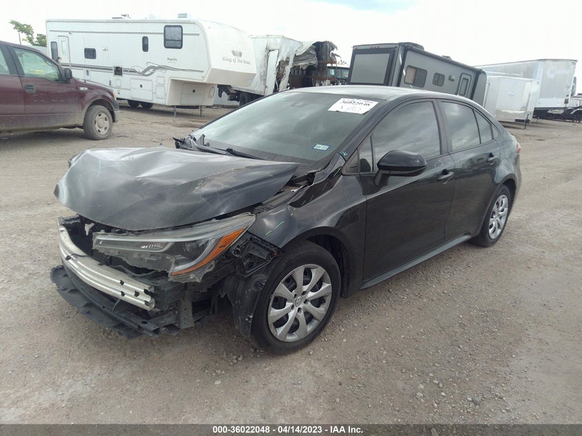VIN 5YFEPRAE9LP124861 2020 TOYOTA COROLLA LE