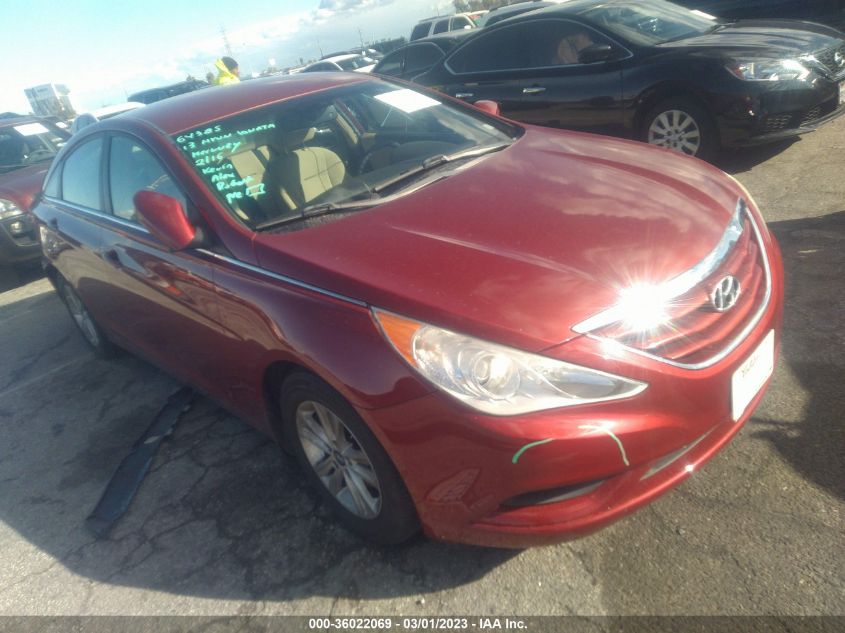 2013 HYUNDAI SONATA GLS PZEV - 5NPEB4AC4DH688853