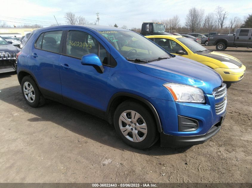 2015 CHEVROLET TRAX LS - KL7CJKSB2FB111566