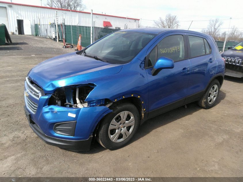2015 CHEVROLET TRAX LS - KL7CJKSB2FB111566