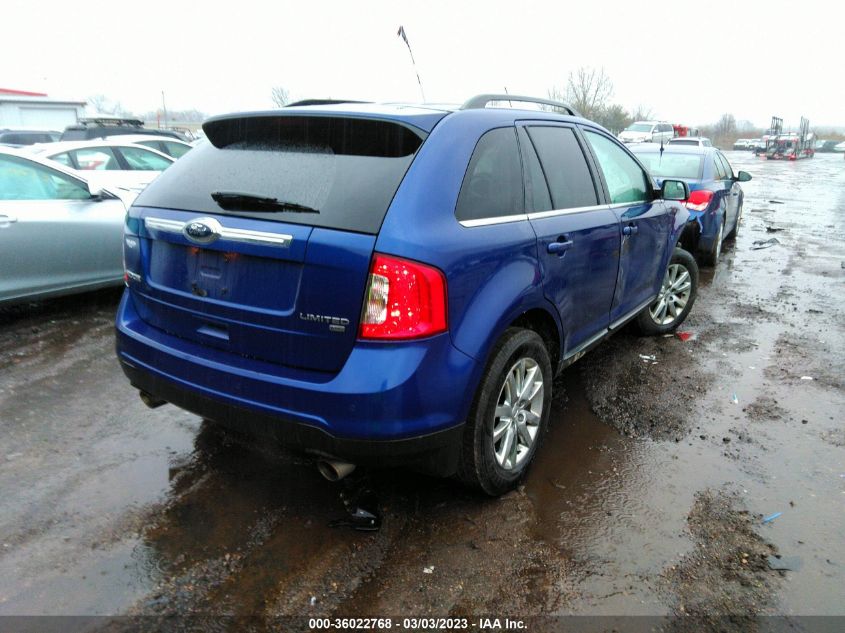2013 FORD EDGE LIMITED - 2FMDK4KC0DBA51671