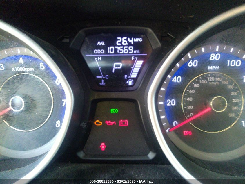 2013 HYUNDAI ELANTRA COUPE GS - KMHDH6AE8DU017095