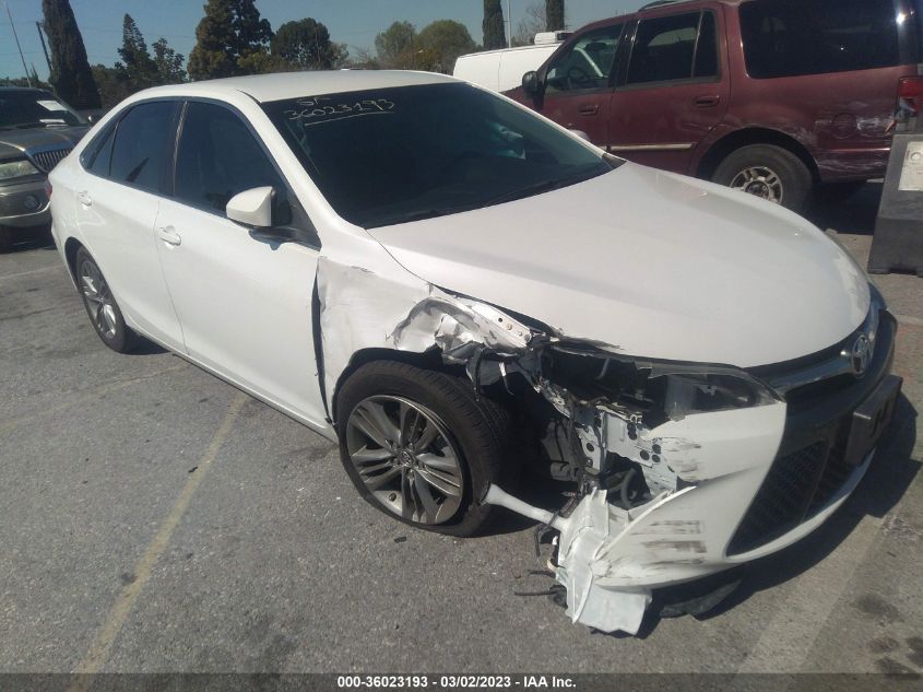 2016 TOYOTA CAMRY XLE/SE/LE/XSE - 4T1BF1FK9GU258327
