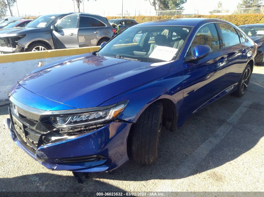 2020 HONDA ACCORD SEDAN SPORT - 1HGCV1F33LA015615