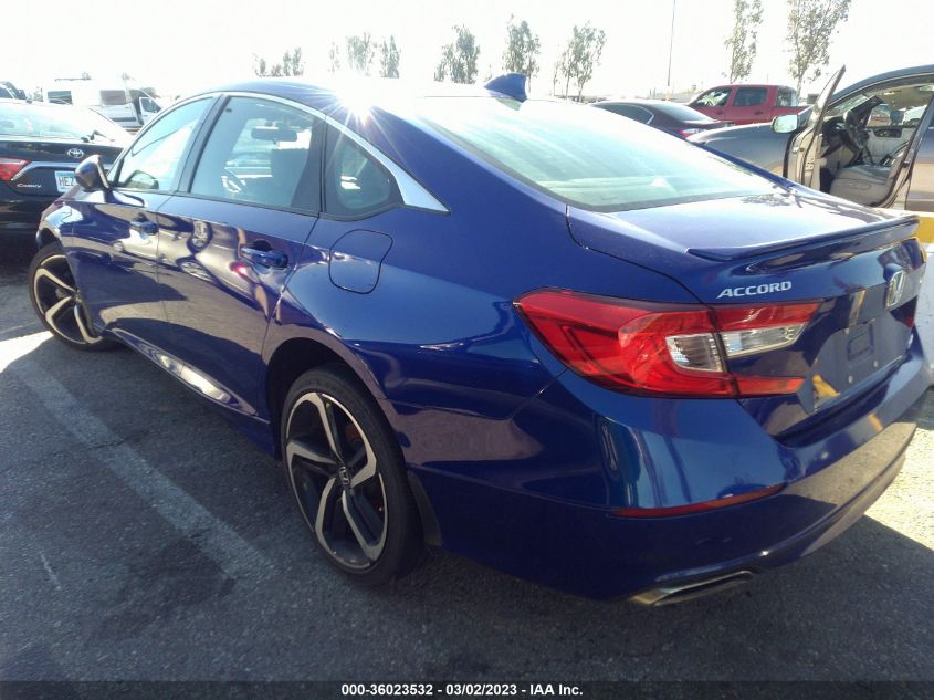 2020 HONDA ACCORD SEDAN SPORT - 1HGCV1F33LA015615