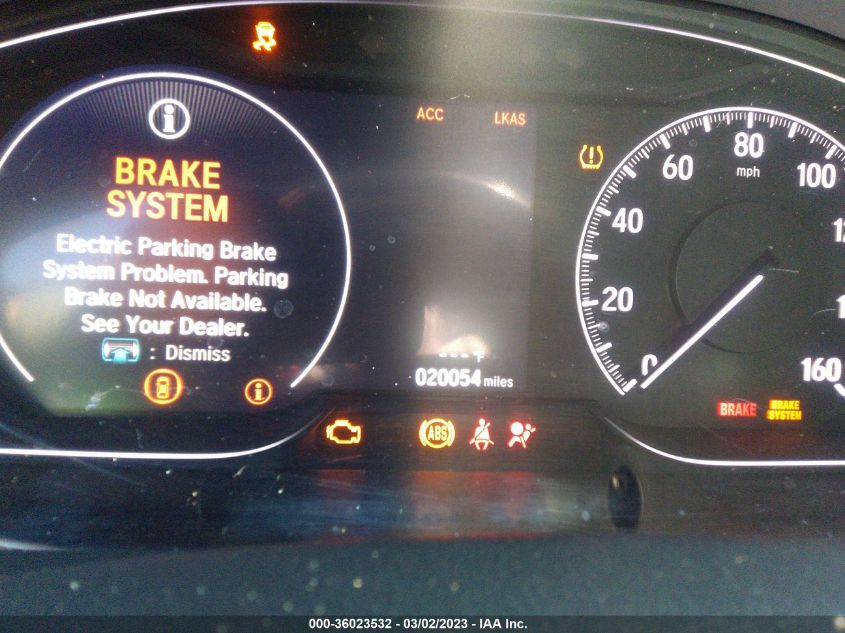 2020 HONDA ACCORD SEDAN SPORT - 1HGCV1F33LA015615