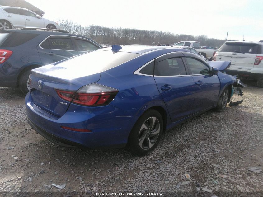 2019 HONDA INSIGHT EX - 19XZE4F55KE012366