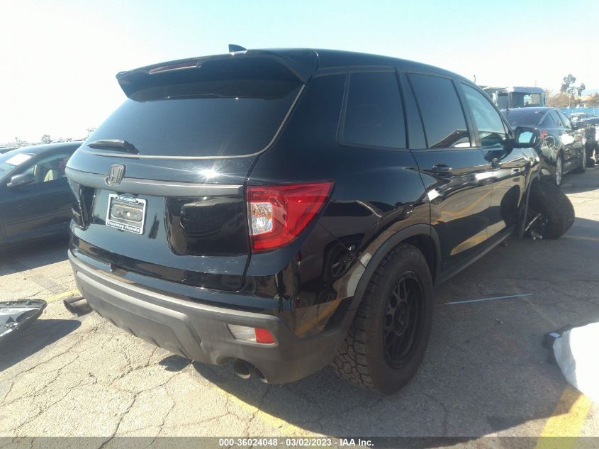 2021 HONDA PASSPORT EX-L 5FNYF7H59MB001505