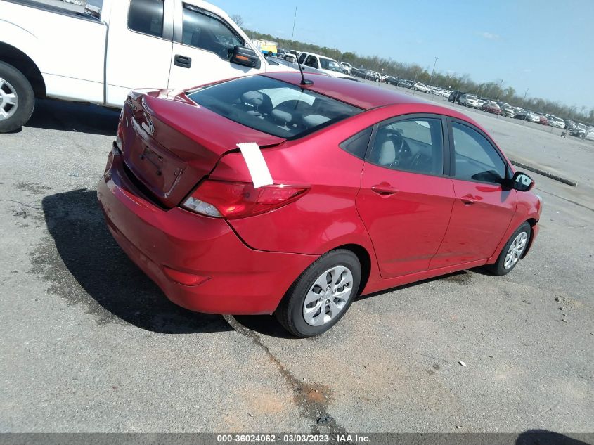 2016 HYUNDAI ACCENT SE - KMHCT4AE2GU152611
