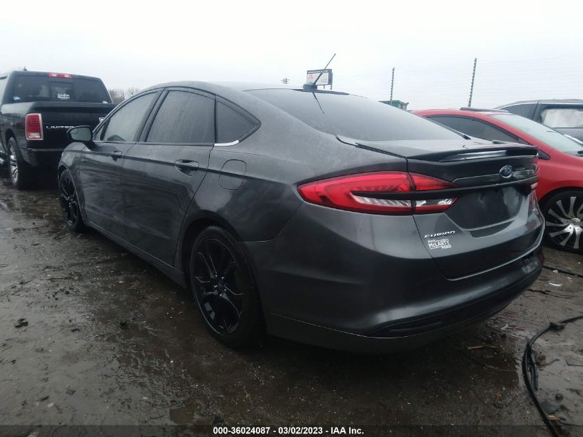 2017 FORD FUSION SE - 3FA6P0H77HR142421