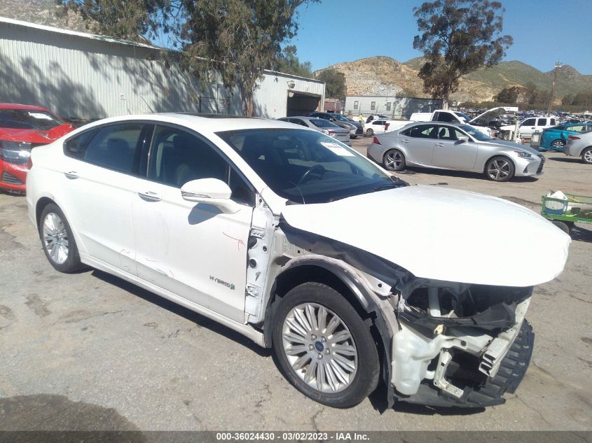 2016 FORD FUSION SE HYBRID - 3FA6P0LU3GR195077