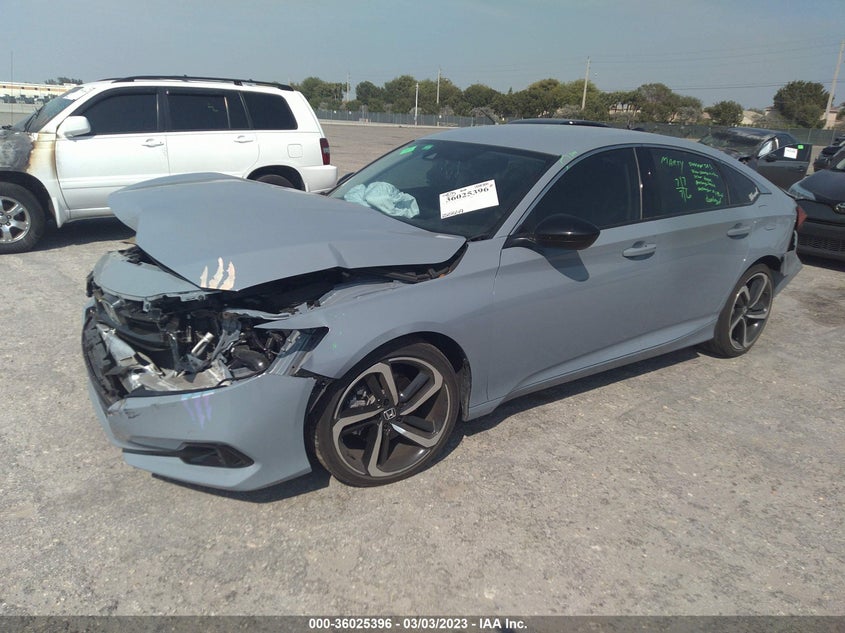 VIN 1HGCV1F48NA027254 2022 HONDA ACCORD SEDAN SPORT SE