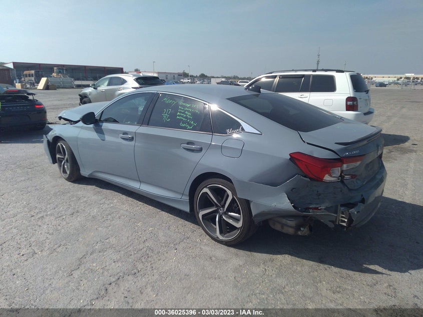 VIN 1HGCV1F48NA027254 2022 HONDA ACCORD SEDAN SPORT SE
