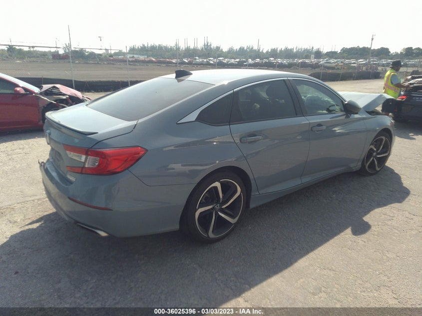 VIN 1HGCV1F48NA027254 2022 HONDA ACCORD SEDAN SPORT SE