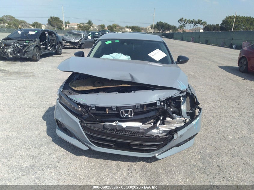 VIN 1HGCV1F48NA027254 2022 HONDA ACCORD SEDAN SPORT SE