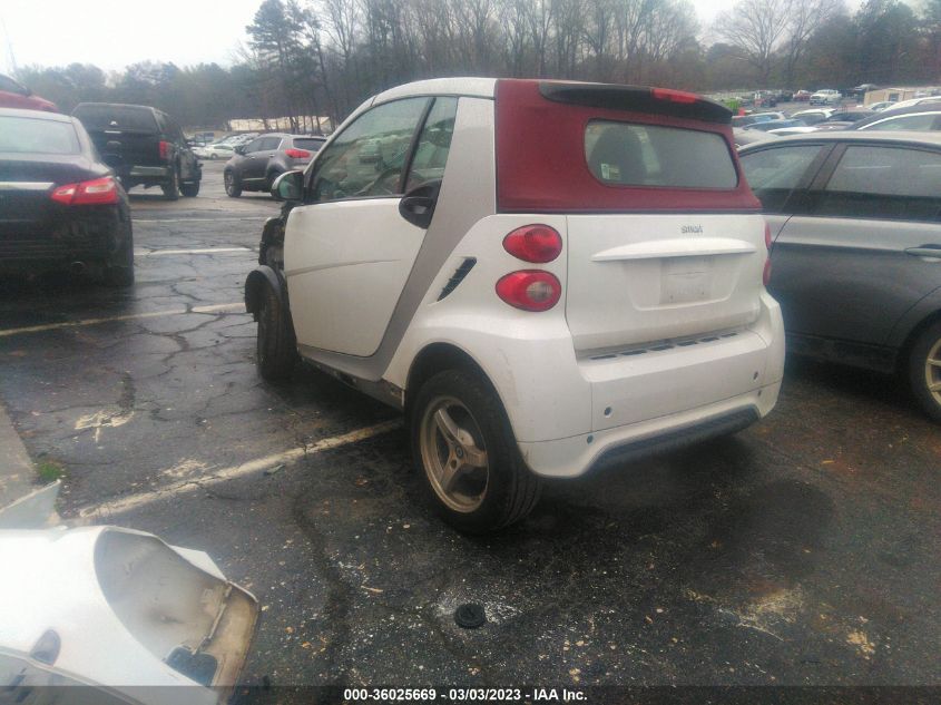 2013 SMART FORTWO PASSION WMEEK3BA8DK594968