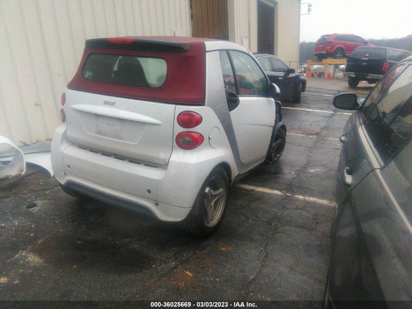 2013 SMART FORTWO PASSION WMEEK3BA8DK594968