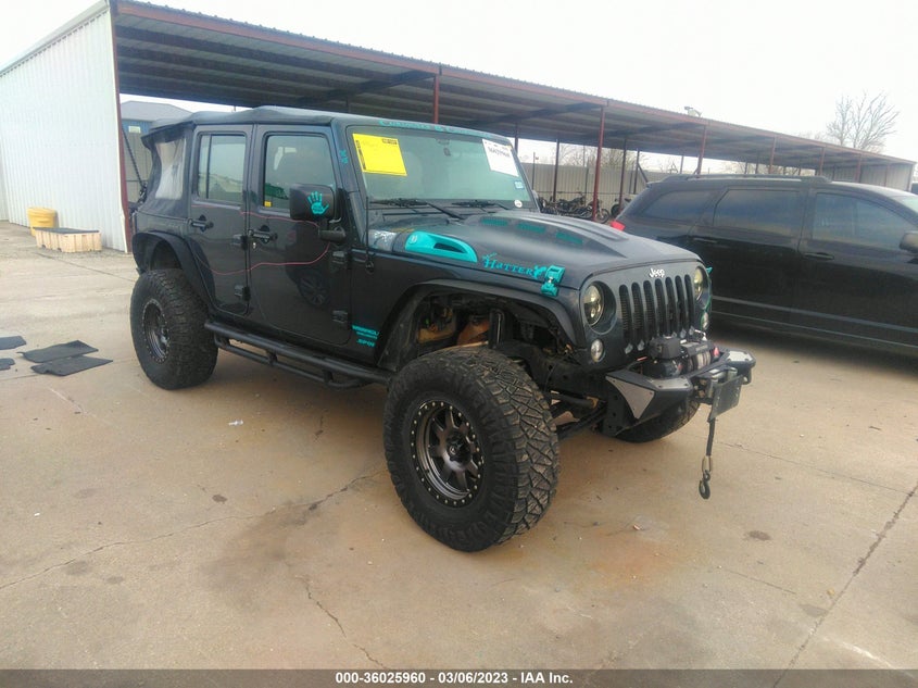 2016 JEEP WRANGLER UNLIMITED SPORT VIN: 1C4BJWDG1GL344381