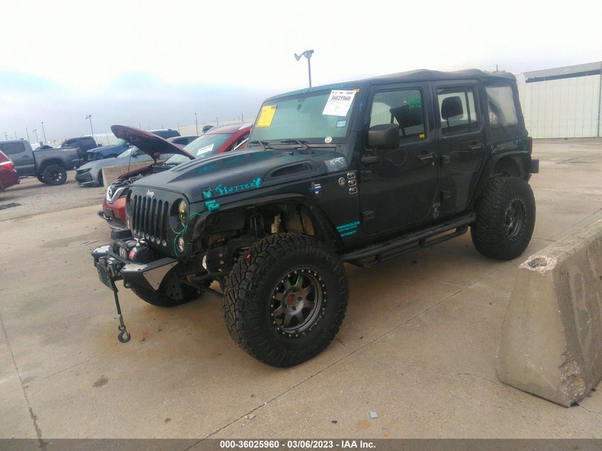 2016 JEEP WRANGLER UNLIMITED SPORT VIN: 1C4BJWDG1GL344381