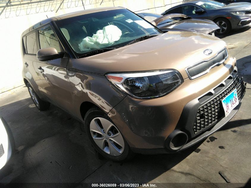 2014 KIA SOUL BASE - KNDJN2A29E7107662