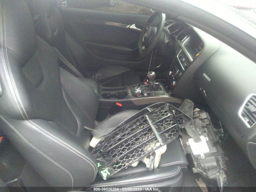 2014 AUDI S5 PREMIUM PLUS WAUGGAFR0EA005378