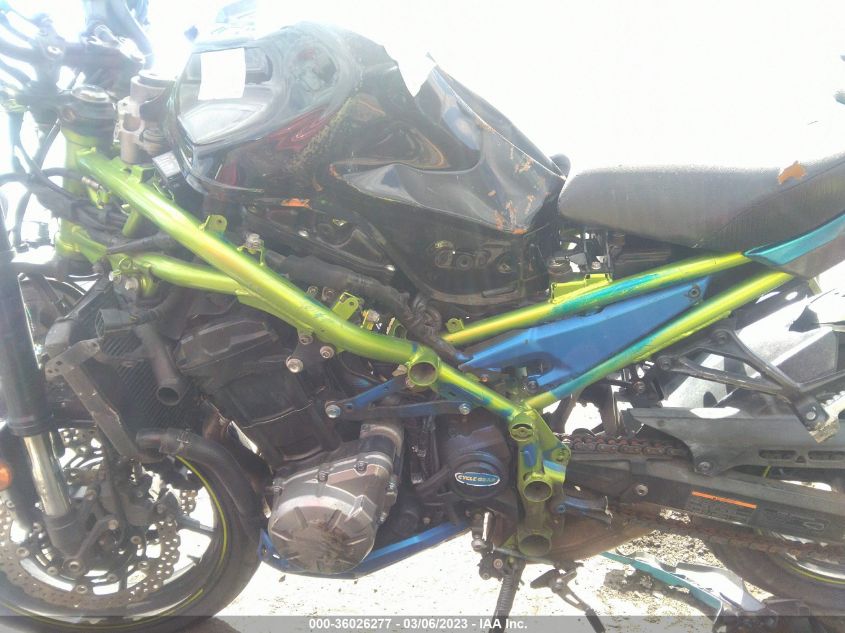 2017 KAWASAKI ZR900 JKAZR2B14HDA16590
