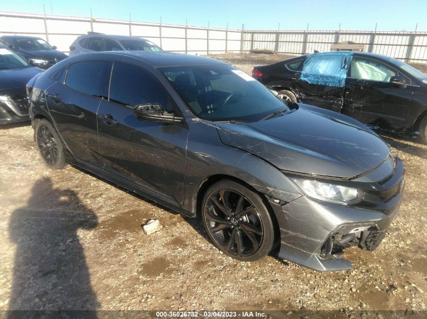 2019 HONDA CIVIC HATCHBACK SPORT - SHHFK7H45KU224890