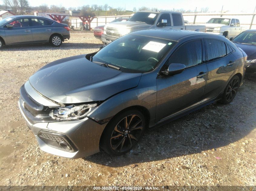 2019 HONDA CIVIC HATCHBACK SPORT - SHHFK7H45KU224890